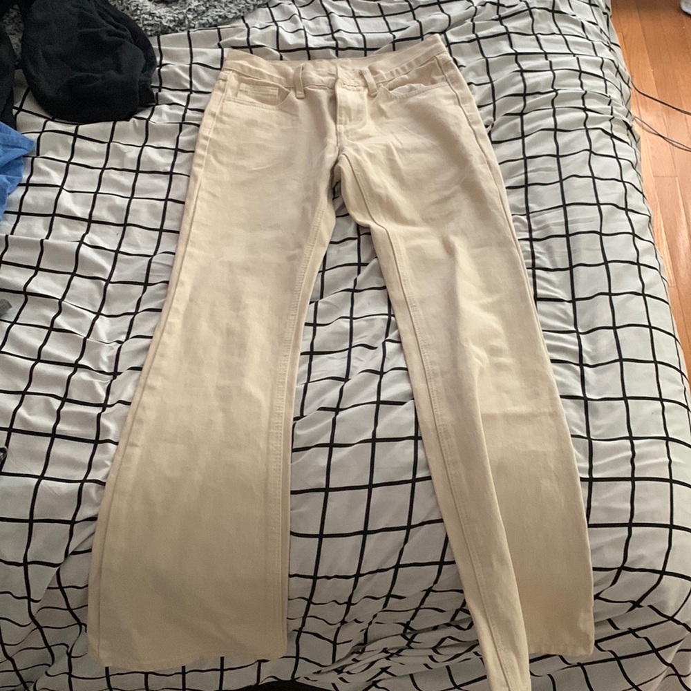 John Galt, Beige flare jeans